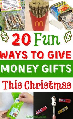 20 fun ways to give money gifts this christmas