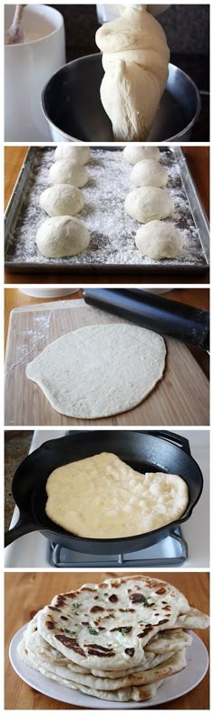 the process for making tortillas is shown here