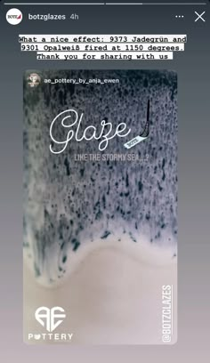 an image of a book cover with the words glasee on it's side