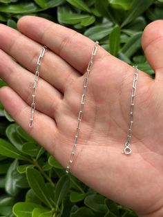 Our 925 Sterling Silver Paperclip Bracelet Chain will up your look. This elegant and functional item is an expertly constructed modern classic. It enhances your wrist with a touch of modern flair and is ideal for any occasion. Today, admire the beauty of sterling silver! ️ Visit my shop for more products https://silvergoldchain.etsy.com Welcome to our collection, which includes the Paperclip Bracelet Chain in 925 Sterling Silver. This contemporary classic is expertly made, providing a stylish an Delicate Chain Sterling Silver Bracelet For Everyday, Sterling Silver Bracelet With Delicate Chain For Everyday, Everyday Sterling Silver Bracelet With Delicate Chain, White Gold Sterling Silver Paperclip Bracelet, Modern Silver Sterling Silver Paperclip Bracelet, Silver Sterling Minimalist Paperclip Bracelet, Silver Minimalist Sterling Silver Paperclip Bracelet, Minimalist Sterling Silver Box Chain Bracelet, Minimalist Sterling Silver Chain Link Bracelet