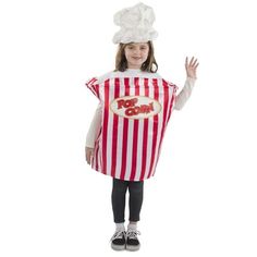 The Dress Up America popcorn costume is perfect to wear for your Halloween parties, school events, playtime & parties. This popcorn costume is padded with foam to feel comfortable and cushiony. This bright and cheerful costume comes with a tunic and hat for wacky fun on your special occasions. Popcorn Movie Night, Testing Outfits, Corn Costume, Popcorn Costume, America Dress, White Popcorn, Tunic Designs, Costume Store, White Tunic