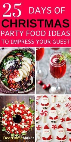 25 days of christmas party food ideas to impress your guest's menus