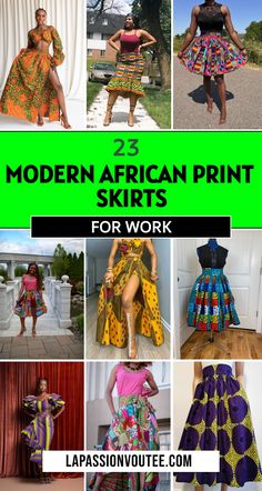 African print skirts are super popular and can be perfect for many occasions. From work to a day out with friends, these skirts will have you looking stylish and fabulous! With so many designs and styles to choose from, you can find the perfect African print skirt to match your personality. Check out the 23 Hottest African Print Skirts & Where to Get Them. Get ready to slay in these beautiful skirts! African Skirt, Traditional African Clothing