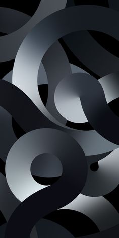 an abstract black and white background with circles