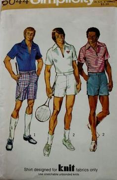 Mint Shorts, Golf Attire Women, 1970s Sewing Patterns, Tennis Outfit, Womens Golf Fashion, Shirt Sewing Pattern, Golf Attire, Retro Shorts, Golf Outfits Women