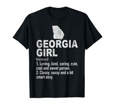 PRICES MAY VARY. This cool retro distressed Georgia design is the best gift for girls who is from Georgia . Perfect birthday or Christmas gift for girls from Georgia. Did your mom, daughter or any friend grow up in Georgia, then get this funny retro design for them. Makes also a great birthday gift for women from Georgia. Lightweight, Classic fit, Double-needle sleeve and bottom hem Georgia Girls, Birthday Gift For Women, Christmas Gifts For Girls, Great Birthday Gifts, Gift For Girls, Mom Daughter, Birthday Gifts For Women, Perfect Birthday, Gift For Women