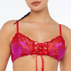 Brand New Pink Red Berry Savage X Bra New With Tags’ Pink Bralette, Savage X Fenty, Pink Red, Women's Intimates, Bralette, Berry, Brand New, Bra, Tags