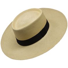 Panama Cuenca Hat - Gambler (Chemise) for Men (Grade 3-4) Wide Brim | | Panama Hats | Mobile Rustic Brown Brimmed Panama Hat, Western Brown Brimmed Panama Hat, Traditional Handmade Flat Brim Panama Hat, Brown Brimmed Panama Hat, Men Wide Brim Hat, Festival Flat Brim Panama Hat, One Size, Panama Hat Style, Panama Hat Men, Gambler Hat