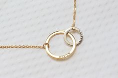 "\"Make new friends, but keep the old. One is silver and the other gold. A circle is round, it has no end. That's how long I want to be your friend.\" ► DETAILS * All materials are: Sterling silver, gold plated, rose plated * Thickness: 1.3 mm * Color of engraving: black on silver, PLAIN gold on gold. This can be changed upon request, please put in note box at check out or message us * Small ring measures approx. 14mm, large ring measures approx. 22mm. ► ORDER * Word limits: Small ring: 2-3 word Silver Round Charm Necklace For Friendship, Silver Round Charm Necklaces For Bridesmaids, Round Charm Necklaces For Bridesmaid Gift, Nickel-free Round Pendant Necklace For Friendship, Personalized Adjustable Circle Necklace, Unique Sympathy Gifts, Engraved Cuff, Name Necklace Silver, Fingerprint Necklace