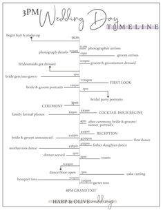 the wedding planner is shown in this printable version, which includes information for each guest