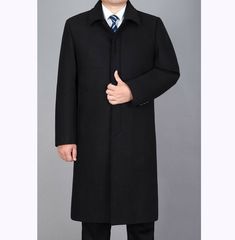 Free & Fast shipping 100% Satisfaction guarantee 30 Days Money Back 100% DELIVERED & TRACKED lowest price guranteed on all orders top quality Your Best Choice & 5 STAR SERVICE Men's Winter Wool Jacket Overcoat Trench Coat Long sleeve Cashmere Outerwear New DESCRIPTION Accents Single-Breasted Brand Unbranded Country/Region of Manufacture China Features Slim fit Length 104.5-114.5CM Material 68（%） Wool Model No Modification Description No Modified Item No Pattern Solid Product Line Factory Size Ty Trench Coat Man, Wool Trench Coat, Trench Coat Men, Men Winter, Wool Jacket, Top Coat, Long Coat, Daily Outfits, Mens Coats