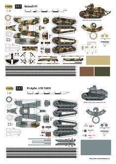 Paper Airplane Folding, Paper Tanks, Dieselpunk Vehicles, Paper Airplane Models, Scale Model Building, Free Paper Models, Willys Mb, German Soldiers Ww2, Ww2 Tanks