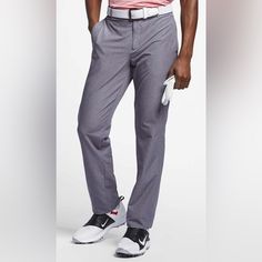 Men’s Nike Golf Pants Are Drifit , Standard Fit , Flex Fit Waistband And Legs Stretch With Your Body During Play Nike Fitted Cotton Pants, Fitted Nike Cotton Pants, Fitted Cotton Nike Pants, Casual Nike Golf Bottoms, Golf Pants, Leg Stretching, Mens Golf, Khaki Chinos, Nike Golf