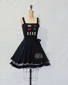 a star wars dress is displayed on a mannequin