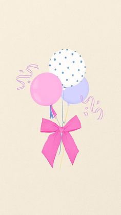 Baby shower balloons phone wallpaper, cute celebration background | premium image by rawpixel.com / Nunny