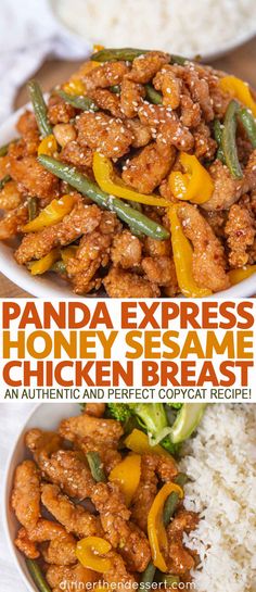 panda express honey sesame chicken recipe with rice