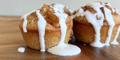 Sourdough Discard Apple Pie Muffins Sourdough Discard Apple, Sourdough Ideas, Apple Pie Muffins, Pumpkin Spice Waffles, Pie Muffins, Muffin Papers, Apple Glaze, Cream Cheese Glaze, Apple Muffins