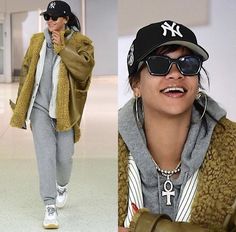 Ny Outfits Fall, Kiki Reed, Femine Power, Rhianna Fashion, Rihanna Airport, Fall Street Styles, Fashion In 2023, Rhianna Style, Looks Rihanna