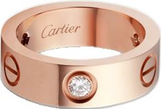 Rose Gold Diamonds, Love Ring, Gold Set, Brilliant Cut Diamond, Pink Gold, 18k Rose Gold, Cartier, Pink And Gold, Gold Diamond