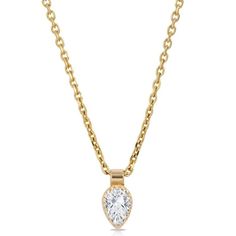 14k solid gold beautiful handcrafted Diamond pear Necklace. available in yellow gold hanging from a 16''-18'' adjustable chain. Timeless and perfectly handcrafted, by itself or layered. CONSCIENTIOUSLY MADE IN LA Dimension: 8 mm Total Weight: Approx. 2 grams Ships in 4-8 business day Due to the nature of this item, all stones may vary in color. Comes gift-ready in a custom EJL jewelry box. REF 1002 51 ALL OUR MODELS ARE REGISTERED Luxury Pear-shaped Yellow Gold Drop Necklace, Classic Yellow Gold Solitaire Teardrop Pendant Necklace, Fine Jewelry Yellow Gold Pear-shaped Necklace, Fine Jewelry Yellow Gold Pear Necklace, Classic Yellow Gold Drop Solitaire Necklace, Classic Yellow Gold Solitaire Teardrop Necklace, Minimalist Teardrop Solitaire Necklace In Yellow Gold, Classic Drop Solitaire Necklace In Yellow Gold, Classic Yellow Gold Pear-shaped Drop Necklace