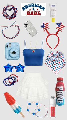 Forth Of July Outfit Aesthetic, 4th Of July Outfits For Women, Emma Costumes, 4th Of July Outfits Aesthetic, Forth Of July Outfit, 4th Of July Party Outfit, City Outfits Summer, New York City Outfits Summer, Outfits For Young Women