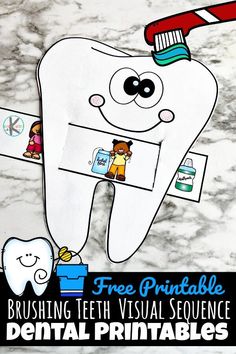 Camping Science Activities, Teeth Kindergarten, Dental Health Month Activities, Dental Activities, Toothbrush Craft, Tooth Preschool, Human Body Projects