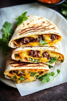 Grilled Cheeseburger Wraps Recipe - Delicious & Easy