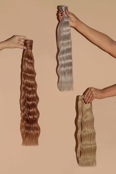 ponytail, pony, clip-in ponytail, length, thickness, waves, hair extensions, Zala hair extensions, aesthetic, shades, blonde Wig Product Photography, Hair Extensions Photoshoot Ideas, Hair Extensions Marketing, Hair Extension Flatlay, Hair Extension Photography