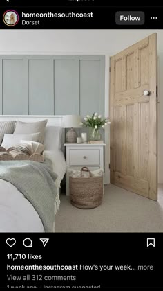 Sage Bedroom, Center Parcs, Sage Green Bedroom, Cosy Bedroom, Icing On The Cake, Country Bedroom, Bedroom Green, Small Room Bedroom, Master Bedrooms Decor