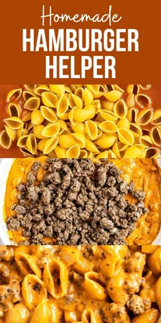 this homemade hamburger helper is loaded with ground beef and cheese