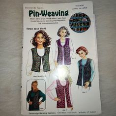 the sewing pattern for this women's vest is easy to sew