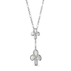 In a garden nurtured by love and devotion, the Jardin collection blossoms with iridescent mother of pearl. Sterling Silver Mother of Pearl Length: 18.5" Rhodium finish to brighten and protect Elegant Mother Of Pearl Jewelry With Flower Charm, White Polished Mother Of Pearl Necklace, Elegant Flower-shaped Mother Of Pearl Necklace, Luxury White Necklace With Flower Charm, Hamsa Necklace, Pearl Gemstone, Drop Necklace, Diamond Gemstone, Necklace Jewelry