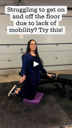 48K views · 701 reactions | Struggling to get on and off the floor due to lack of hip mobility and weakness? This is a great exercise. Always consult your therapist and ortho to ensure you have no restrictions. Link for foam pad https://amzn.to/40yGJeo Equipment Store paid link!**** www.vipseniorcarespecialists.com/equipment Just had a recent surgery? New onset of pain? Or had a decline in mobility and balance? Still struggling? Reach out today to see how we can help. 567-454-1046 or www.vipseniorcarespecialists.com Disclaimer: this is not medical advice. Consult your doctor if you are having pain or mobility limitations. #caregiver #caregivers #caregiversupport #caregivertips #healthcare #health #healthcareworkers #pain #geriatrics #falls #fallprevention #parkinsons #rollingwalker #stairs