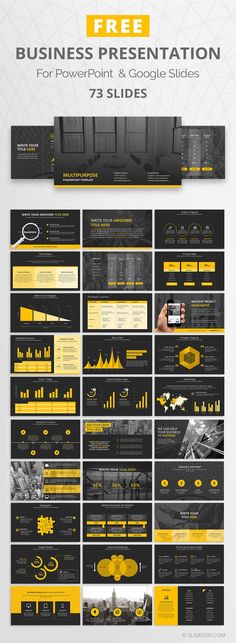 Business Presentation Template for PowerPoint Template For Powerpoint, Business Presentation Templates, Presentation Layout, Business Presentation, Presentation Template