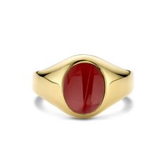 Make a bold statement with our Contemporary Carnelian Signet Ring. The vibrant carnelian gemstone set in sleek 14k gold exudes confidence and style, perfect for those who love modern design with classic elegance. 🔥💍  Details: Carnelian, 14k Ring.   Design Era: Contemporary.   Size: 16.92 NL / 53.1 FR / 6½ US / M½ UK, sizeable (within reason; contact seller for details).   Weight: 2.5 grams.   Condition: New.   Shipping and Pickup: This stylish piece ships from our store in Amsterdam, The Nethe Timeless Ring, Unique Brooch, Antiques Jewelry, Carnelian Ring, Silver Jewelry Rings, Contemporary Jewellery, Classic Elegance, Signet Ring, Modern Jewelry