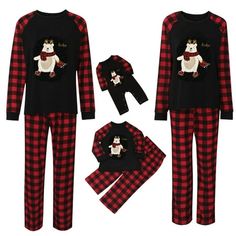 Christmas Matching Pajama Set For Women Xmas Tree Holiday Pjs Red Buffalo Plaid Sleepwear Long Sleeve Jammies Clothes Christmas Pajamas For Family 2022 Funny Family Matching Pajama Set Xmas Deer Holiday Pajamas Sleepwear Cute Elk Pjs Crown the Holidays!MERRY CHRISTMAS Make those holiday photos pop; show up to that slumber party in style; kick back with your better half in extra cute fashion. These matching Christmas jammies are designed to make every moment a jolly affair with a candy cane-inspi Matching Christmas Jammies, Leisure Clothes, Christmas Pajamas For Family, Baby Boy Fall Outfits, Matching Pajama Set, Holiday Pjs, Boys Fall Outfits, Family Pjs, Matching Pajama