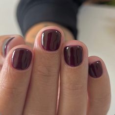 Burgundy Short Nails, Minimal Fall Nails, Dream Nails, Fire Nails, Funky Nails