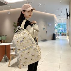 Japanese High School Girls Backpack School Bags For Teenage Girls Multi Pockets New Kawaii Backpack Cindy Tran, Katherine Middleton, Tina Nguyen, Japanese High School, Kawaii Backpack, Girls Backpack