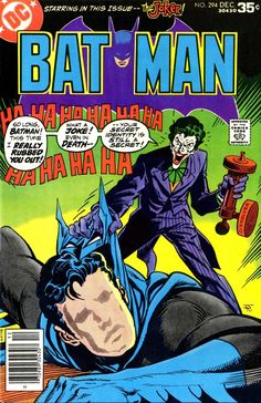 the cover to batman 39, with an image of joker being attacked by a man