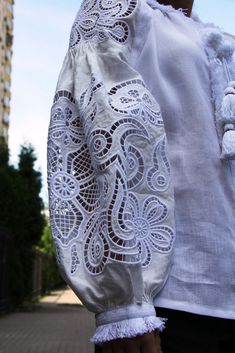 Find more embroidered blouses https://etsy.me/32OYgia Fashion bohemian dress, summer plus size gown crafted from white linen with wide tasseled belt. Embroidered tunic with floral ukrainian embroiderycan be made in any colors and length. Linen embroidered richelieu blouse Textile - 100%linen. White color Embroidery - white Standart blouse length- 65 cm / 25.6 inch Handcrafted fringer at V-neck and cuffs I'll be bery pleased if you leave your chest and hips measurements with order! Thank you for Luxury Chikankari Embroidery Festive Tops, Luxury Chikankari Embroidered Blouse Piece For Celebrations, Bohemian Blouse For Spring Wedding, Spring Bohemian Wedding Blouse, Bohemian Blouse For Summer Weddings, Bohemian Wedding Blouse For Summer, Bohemian Summer Wedding Blouse, Plus Size Gown, Embroidered Blouses