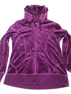 Tek Gear Hoodie Purple Velvet Velour Full Zip Long Sleeve Women's Large Athleisure Rib cuff and hem 80 % cotton, 20% polyester Twill tape for the hoodie ties Approx 20 inches across the chest EUC Winter Workout Track Jacket, Hooded Sweats For Winter Workout, Winter Hooded Activewear For Jogging, Winter Jogging Hoodie Activewear, Solid Hooded Hoodie For Jogging, Solid Color Hooded Hoodie For Jogging, Hooded Track Jacket For Winter Jogging, Stretch Hooded Sweats For Sports, Hooded Winter Track Jacket For Jogging