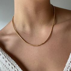 Details: GOLD FILLED SOLD INDIVIDUALLY Minimalist Single Strand Gold Beaded Necklace, Gold Minimalist Single Strand Beaded Necklace, Minimalist Gold Single Strand Beaded Necklace, Gold Single Strand Jewelry, Gold Beaded Clavicle Choker Necklace, Gold Beaded Clavicle Chain Choker, Gold Beaded Choker Necklace With Clavicle Chain, Gold Single Strand Choker Necklace, Gold-plated Single Strand Chain Necklace