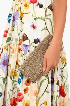 Gold Beaded Clutch | Tiana Designs | Tuckernuck Chic Beaded Pouch Clutch, Embellished Clutch For Summer Evenings, Gold Pouch Clutch For Summer, Gold Beaded Clutch For Everyday Use, Statement Purse, Gold Clutch, Sunglass Chain, Fairy Parties, Beaded Clutch