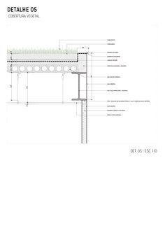 an architectural drawing showing the details of a building