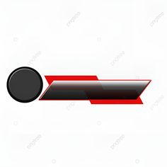 an arrow with black and red stripes on it, arrows, line png and psd