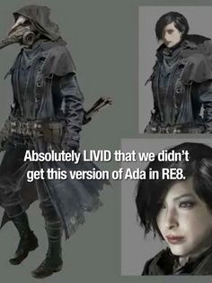 an image of a character in the video game resident evil that we didn't get this version of ada in reb