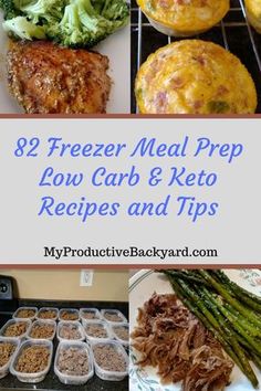 freezer meal prep low carb & keto recipes and tips