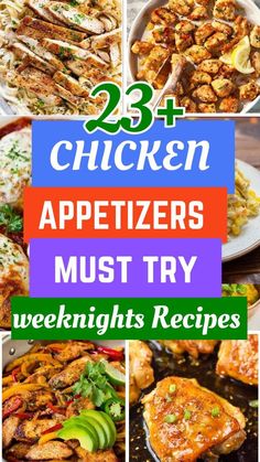 chicken appetizers must try weeknight's recipes for the whole family to enjoy