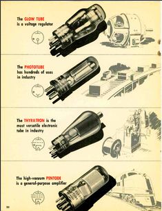 an old advertisement for vacuums with instructions on how to use them in the past