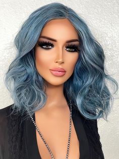 #HairStyles #ChicHairstyles #HairInspiration #TrendyHair #HairGoals #GlamHairstyles #HairIdeas #BeautyTrends #HairFashion #StunningHair Wavy Middle Part, Textured Bob, Curl Styles, Stocking Cap, Glam Hair, Beautiful Wigs, Middle Part